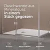 doporro Duschwanne Duschtasse 80x100x3cm aus Mineralguss in Produktbild-Vorschau 2