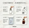 broow - Cold Brew Coffee Fairtrade gemahlener Röstkaffee im Produktbild-Vorschau 3