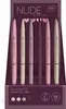 A display box containing six semi-gel pens in various nude shades. Voir les images du produit