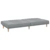 vidaXL Canapé-lit Tissu gris clair Voir les images du produit 5