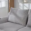 Modulares Cordsofa - 2-Sitzer mit 2 Hockern, Khaki-Hellgrau Produktbild-Vorschau 13