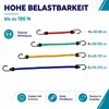 MONZANA 12x Spanngummi mit Haken 4 Längen 30-95cm Produktbild-Vorschau 4