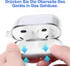 Hülle Kompatibel mit Airpods pro3, TPU Stoßfest Transparent Produktbild-Vorschau 3