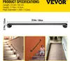 VEVOR Retro zábradlie z vodovodného potrubia 60 cm Náhľad obrázku produktu 7