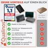 Qualinos Pfostenkappen 60x40 mm Walmdach Pyramide Anthrazit Produktbild-Vorschau 5