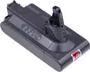 A gray vacuum cleaner battery pack is shown against a white background. Produktbild-Vorschau