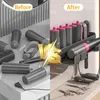 Nástěnný držák na fén a stylingové nástroje, bez vrtání Náhled obrázku produktu 5