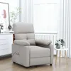 masážne kreslo vidaXL Taupe Fabric Náhľad obrázku produktu 2