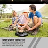 JUNG Camping Gaskocher inkl. 4 x 220 g Butangas Kartuschen Produktbild-Vorschau 6