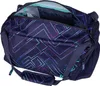 An open duffel bag with a geometric pattern. Produktbild-Vorschau