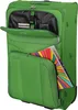 A green suitcase with its front pocket open, revealing some folders and a pen organizer. Anteprima dell’immagine prodotto