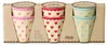 Melamin Becher 250ml Bunt - Herzen Melamin Cups Medium 6er Produktbild-Vorschau 1