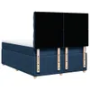 Boxspringbett mit Matratze Blau 160x200 cm Stoff Produktbild-Vorschau 6