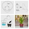 Santino Arte Pflanztöpfe Ø 22 cm, H 20 cm Weiß/Schwarz Produktbild-Vorschau 2