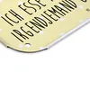 Mr. & Mrs. Panda Schild Igel Kuchenstück DIN A4 - Gelb Produktbild-Vorschau 2