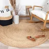 Volero - Jute Teppich Rund - Fair Natur - Ø 220 cm - Produktbild-Vorschau 8