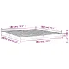 A diagram showing the dimensions of a bed frame. Produktbild-Vorschau