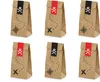 Papiertüten Piraten mit Totenkopf Aufklebern 6er Set natur Produktbild-Vorschau 1
