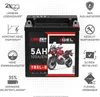 Langzeit Gel Motorradbatterie YB5L-B 5Ah 12V Produktbild-Vorschau 5
