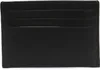 A black leather cardholder with multiple slots. Produktbild-Vorschau