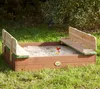 AXI Sandkasten Ella aus Holz mit Deckel | Sand Kasten mit Produktbild-Vorschau 21