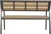 Lesli Living Gartenbank "Arezzo" Teaklook 120 cm Produktbild-Vorschau 2