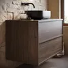 Badplaats Waschbeckenunterschrank Mali 80 x 46 cm Walnuss Produktbild-Vorschau 3