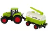 Leantoys Traktor mit großem Radanhänger auf der grünen Farm Produktbild-Vorschau 3