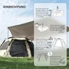 Qunature pop-up stan kempinkový stan 2 osoby pop-up stan Náhled obrázku produktu 5