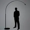 Moderne Bogenlampe chrom Verstellbar ohne Schirm Produktbild-Vorschau 8