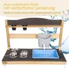 ONVAYA® Závesná bahenná kuchynka ǀ Hnedá ǀ Na vonkajšie aj Náhľad obrázku produktu 4