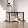 PawHut Absperrgitter für Hunde Schutzgitter Hundegitter Produktbild-Vorschau 5