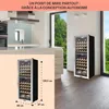 Armoire à vin Klarstein, 2 zones, mince, porte en verre, Voir les images du produit 6