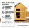 Mucola Hühnerstall Geflügelstall Hühnerhaus Hasenstall Produktbild-Vorschau 2