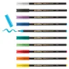 Stylo à paillettes avec pointe pinceau 10 couleurs Voir les images du produit 2