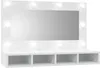 vidaXL Zrcadlová skříňka s LED diodami bílá 90x31,5x62 cm - Náhled obrázku produktu 3
