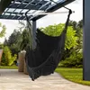 (Černá) Houpací síť se střapci, relaxační závěsné křeslo, Náhled obrázku produktu 5