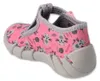 Mädchen Hausschuhe Befado 110N484 Rosa mit Katzen, Schnalle Produktbild-Vorschau 3