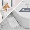 Badematte Badvorleger 2er Pack 50x80cm, 100% Baumwolle, Produktbild-Vorschau 5