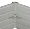 vidaXL Zvýšený záhon hnědý 129 x 129 x 45 cm Pozinkovaná Náhled obrázku produktu 4