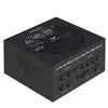 A black computer power supply unit (PSU) with a fan on top and modular ports on the side. Produktbild-Vorschau