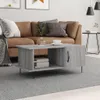 vidaXL Couchtisch Grau Sonoma 90x50x40 cm Holzwerkstoff Produktbild-Vorschau 2