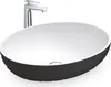 Aufsatzwaschbecken LEO - Mineralguss matt - Oval - 50 x 40 Produktbild-Vorschau 1
