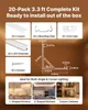 VEVOR LED Profil 20er-Pack 1 m, Eloxierte Aluminiumprofile Produktbild-Vorschau 4