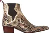 Jeffery West Bedruckte Chelsea-Stiefel mit Schlangenmuster, Produktbild-Vorschau 3
