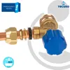 tecuro Eckventil 1/2 Zoll x 3/8 Zoll/Quetschverschraubung Ø Produktbild-Vorschau 4