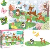 Puzzle Wiosenne Kwiaty 60 Elementów Kolorowa Układanka Dla Podgląd zdjęcia produktu 1