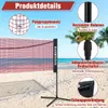 Ikodm 5,1 m sieť na badminton a tenis, 3-stupňové Náhľad obrázku produktu 4