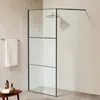 Jayseuw Duschabtrennung 100X200cm Duschwand für Dusche Produktbild-Vorschau 8