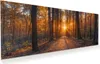 Glasbild 125x50cm in XXL für Wohnzimmer, Schlafzimmer Motiv Produktbild-Vorschau 1